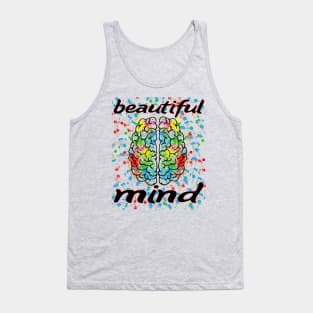 funny beautiful colorful mind for designers geniuses Tank Top